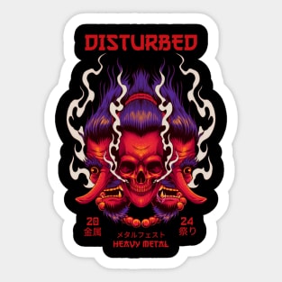 disturbed Sticker